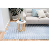 Ex Display - Dratini 200 x 290cm Faux Fur Rug - Light Blue Rug Mos-Local