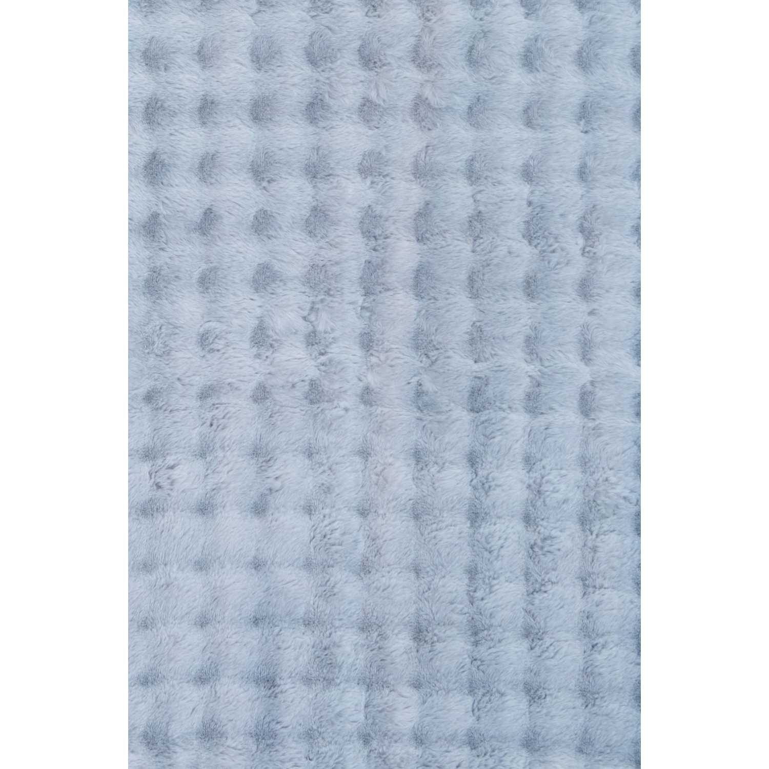 Ex Display - Dratini 200 x 290cm Faux Fur Rug - Light Blue Rug Mos-Local