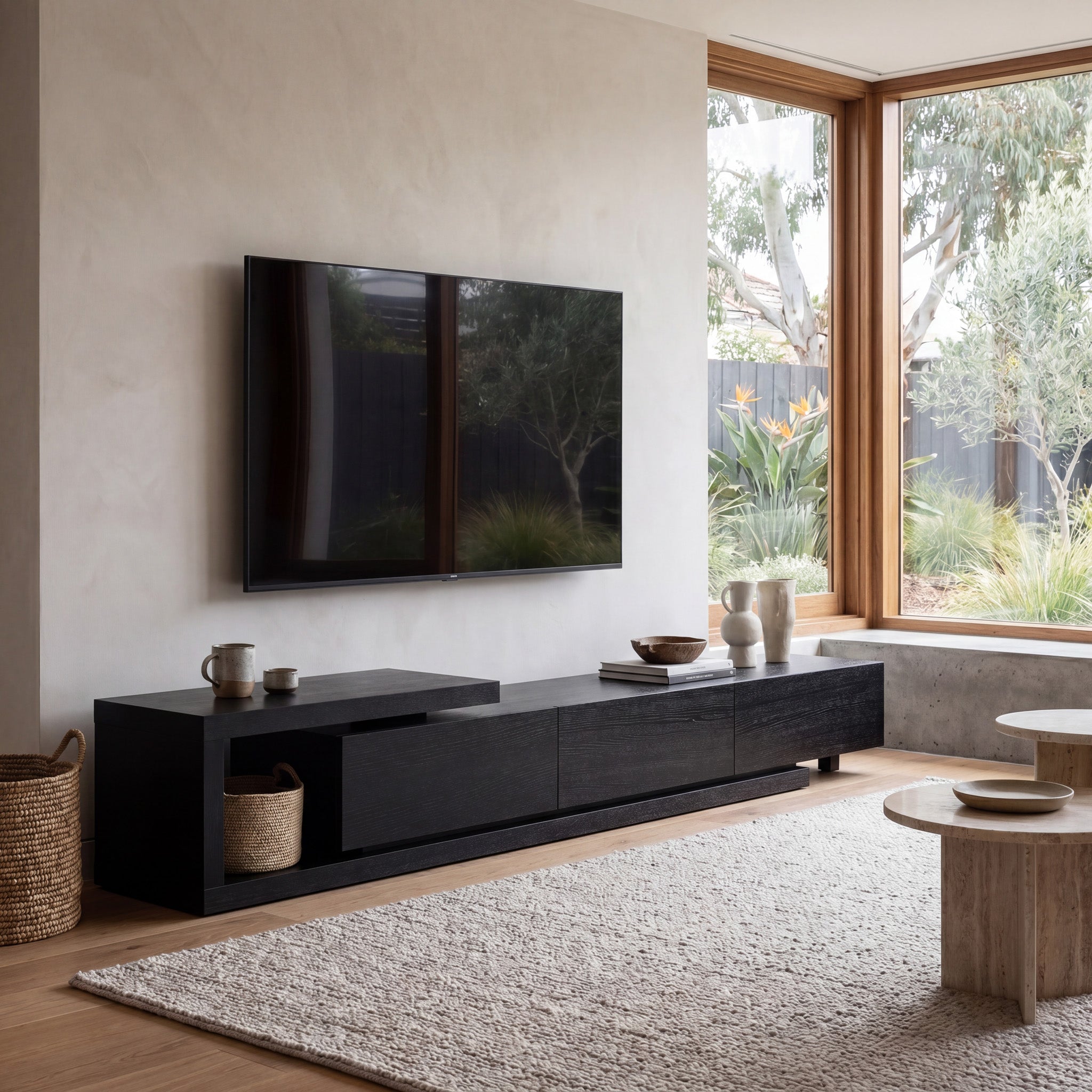 Dwell Extendable TV Entertainment Unit - Full Black TV/Entertainment Unit Better B-Core