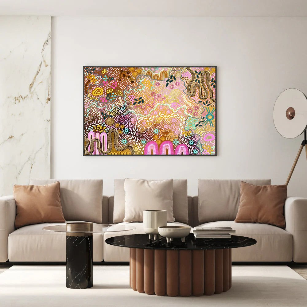Earth's Gathering, By Tulearah Shield Wall Art Gioia-Local