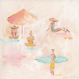 Beach Scene With Umbrella, By Cass Deller Wall Art Gioia-Local