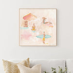 Beach Scene With Umbrella, By Cass Deller Wall Art Gioia-Local