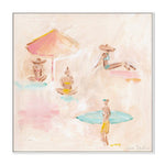 Beach Scene With Umbrella, By Cass Deller Wall Art Gioia-Local