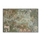 Earth's Gathering, Green Tones, By Tulearah Shield Wall Art Gioia-Local 60x40cm Framed Canvas Black