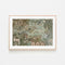 Earth's Gathering, Green Tones, By Tulearah Shield Wall Art Gioia-Local 60x40cm Framed Poster Black