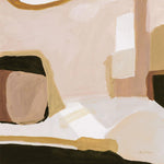 Earthen, Warm Earth Tone, By Pamela Munger Wall Art Gioia-Local 50x50cm Framed Canvas Gold