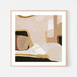 Earthen, Warm Earth Tone, By Pamela Munger Wall Art Gioia-Local 50x50cm Framed Poster Black