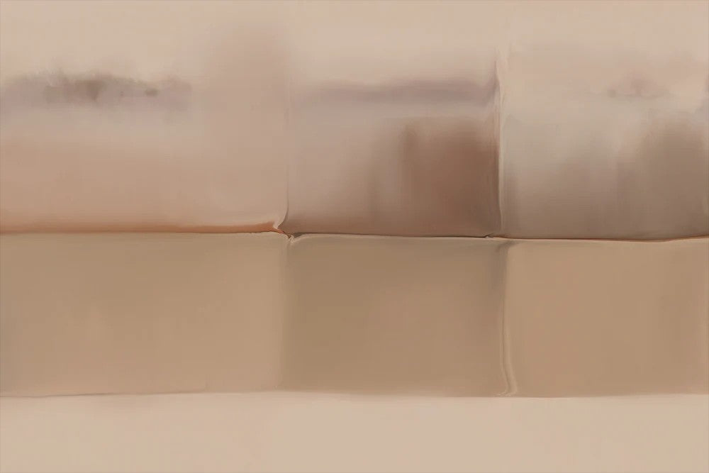 Earthly Strength, Brown Abstract, By Karine Tonial Grimm Wall Art Gioia-Local Gold Framed Canvas 60x40cm