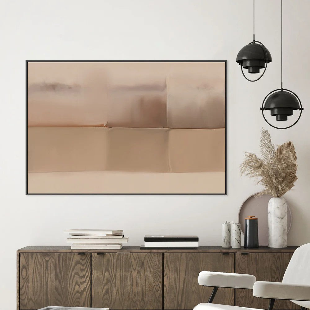 Earthly Strength, Brown Abstract, By Karine Tonial Grimm Wall Art Gioia-Local