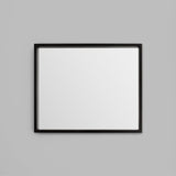 Elbera 1.2m Rectangle Mirror - Black Rectangular Mirror Warran-Local