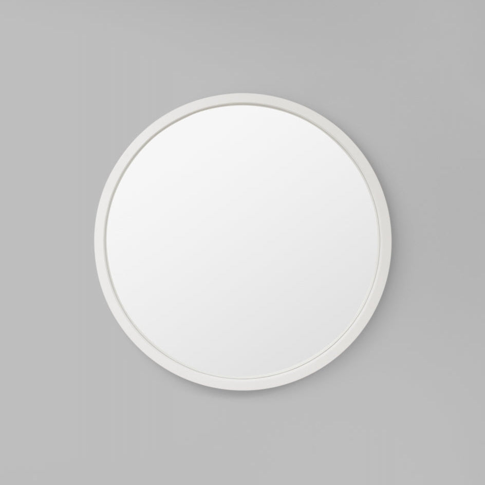 Elbera Round Mirror Round Mirror Warran-Local White 81cm x 81cm