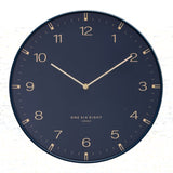 Ex Display - Enna 40cm Wall Clock - Ocean Blue Clock Onesix-Local
