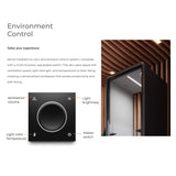 Evolve 4 Person Large Meeting Pod - Black with Furniture by Humble Office Silent Booth Hbox-Core   