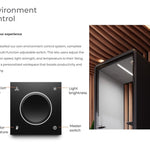 Evolve Medium Office Pod - White By Humble Office Silent Booth Hbox-Core   