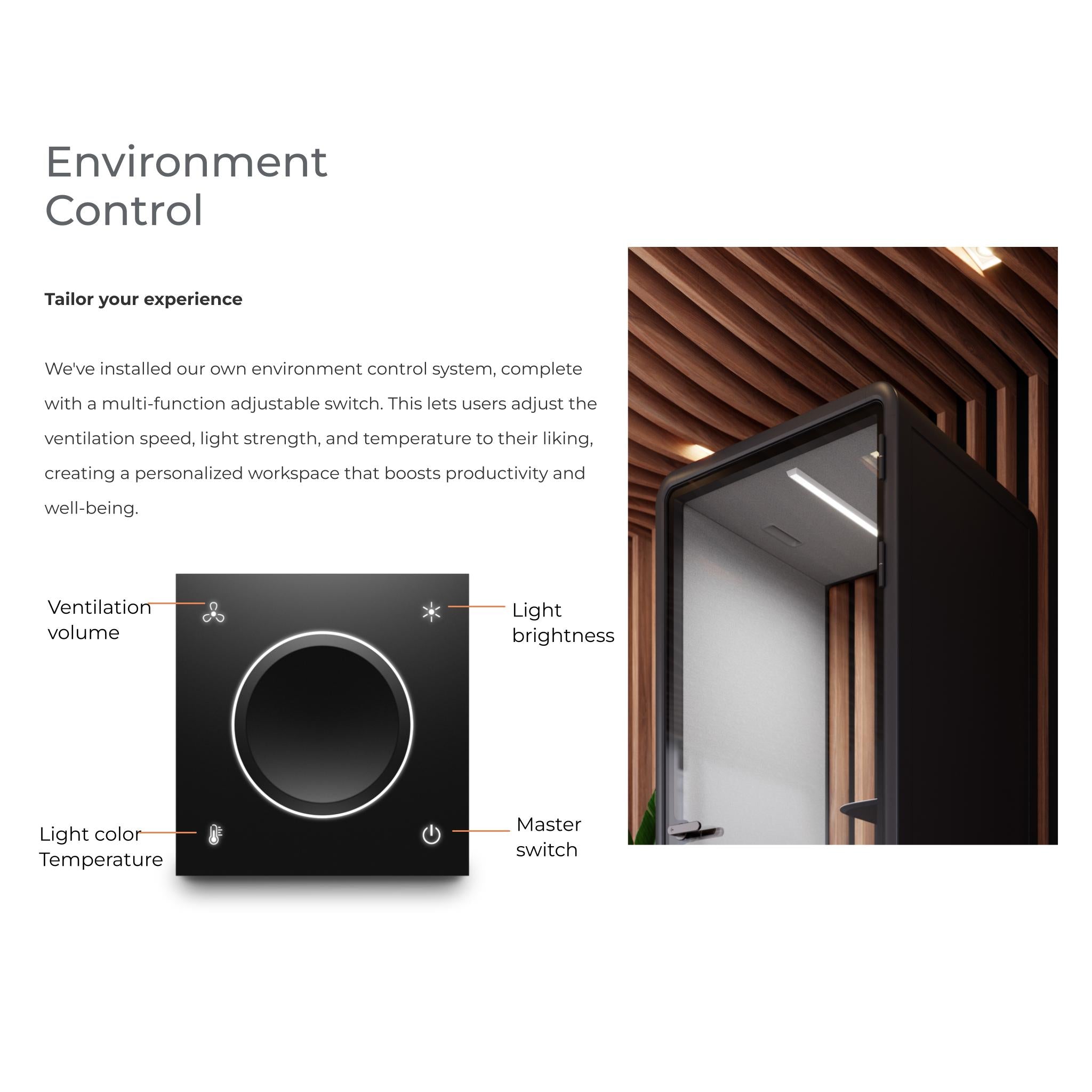 Evolve 4 Person Large Meeting Pod - White by Humble Office Silent Booth Hbox-Core   