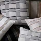 Lorenzo 50cm Mid-Scale Check Cushion Cushion Weave-Local