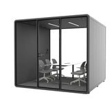 Evolve XL Office Pod - Conference (6 Person) - Black by Humble Office