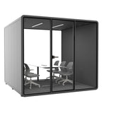 Evolve XL Office Pod - Conference (6 Person) - Black by Humble Office