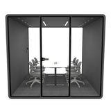 Evolve XL Office Pod - Conference (6 Person) - Black by Humble Office