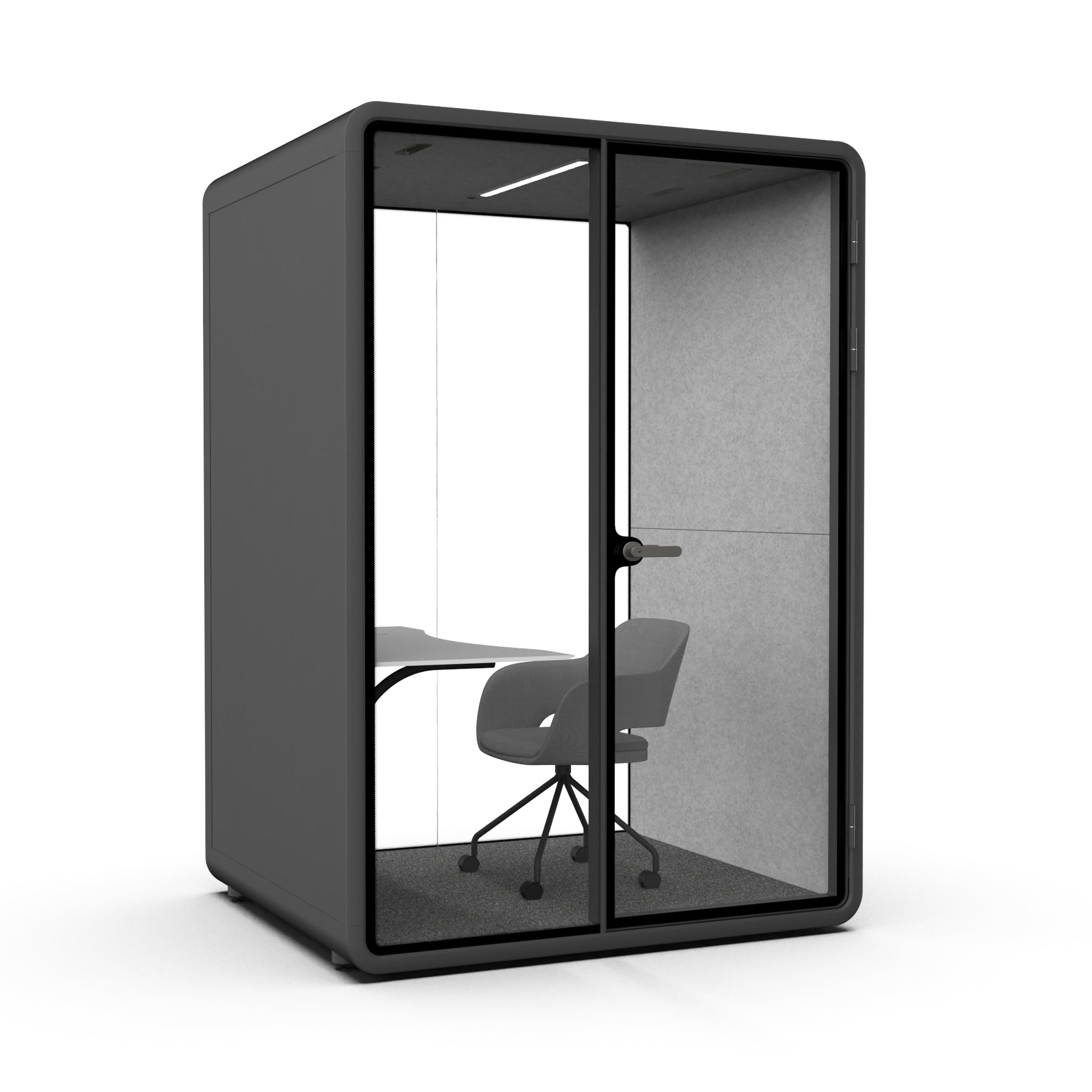 Evolve Medium Office Pod - Black By Humble Office Silent Booth Hbox-Core