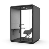 Evolve Medium Office Pod - Black By Humble Office Silent Booth Hbox-Core