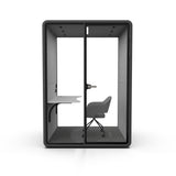 Evolve Medium Office Pod - Black By Humble Office Silent Booth Hbox-Core