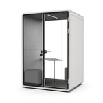Evolve 2 Seater Medium Office Pod - White By Humble Office Silent Booth Hbox-Core