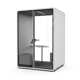 Evolve 2 Seater Medium Office Pod - White By Humble Office Silent Booth Hbox-Core