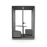 Evolve 2 Seater Medium Office Pod - White By Humble Office Silent Booth Hbox-Core