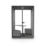 Evolve 2 Seater Medium Office Pod - White By Humble Office Silent Booth Hbox-Core