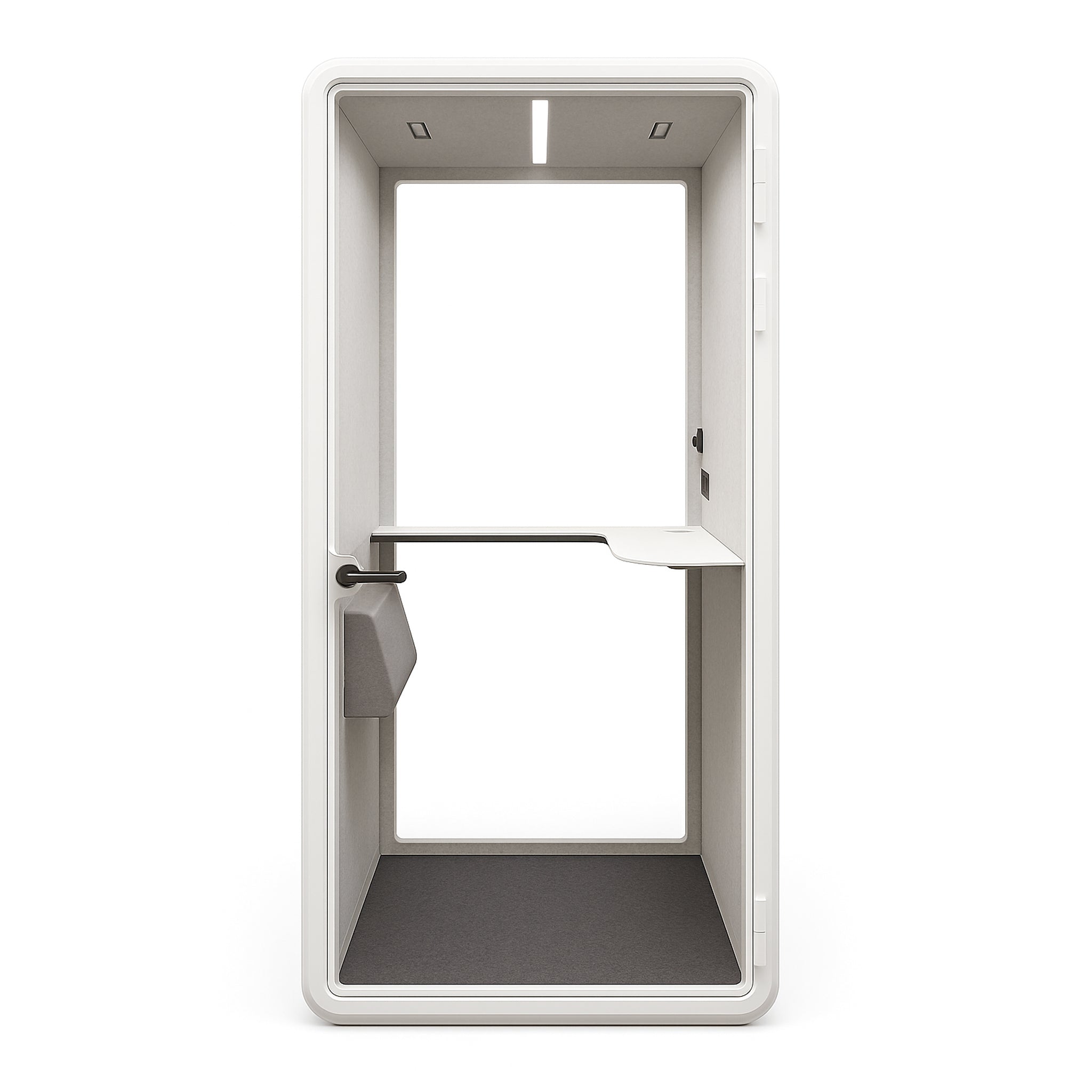 Evolve Phone Booth - Perch (1 Person) - White by Humble Office Silent Booth Hbox-Core