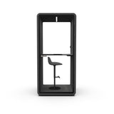 Evolve Phone Booth - Seated (1 Person) - Black by Humble Office Silent Booth Hbox-Core