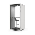 Evolve Phone Booth - Seated (1 Person) - White by Humble Office Silent Booth Hbox-Core