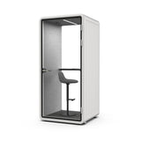 Evolve Phone Booth - Seated (1 Person) - White by Humble Office Silent Booth Hbox-Core