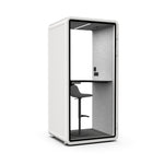 Evolve Phone Booth - Seated (1 Person) - White by Humble Office Silent Booth Hbox-Core