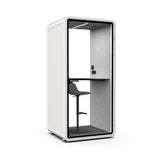 Evolve Phone Booth - Seated (1 Person) - White by Humble Office Silent Booth Hbox-Core