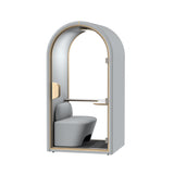 Halo Phone booth - Seated (1 Person) - Haze Grey by Humble Office