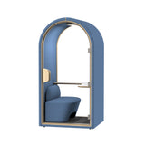 Halo Phone booth - Seated (1 Person) - Navy Blue by Humble Office