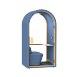 Halo Phone booth - Seated (1 Person) - Navy Blue by Humble Office