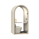 Halo Phone booth - Seated (1 Person) - Nut Grey by Humble Office