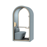 Halo Phone booth - Seated (1 Person) - Teal by Humble Office