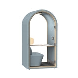 Halo Phone booth - Seated (1 Person) - Teal by Humble Office