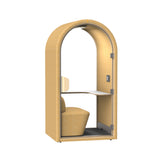 Halo Phone booth - Seated (1 Person) - York Yellow by Humble Office
