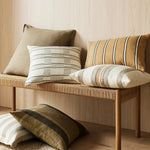 Franco 50cm Premium Linen Stripe Cushion Cushion Weave-Local