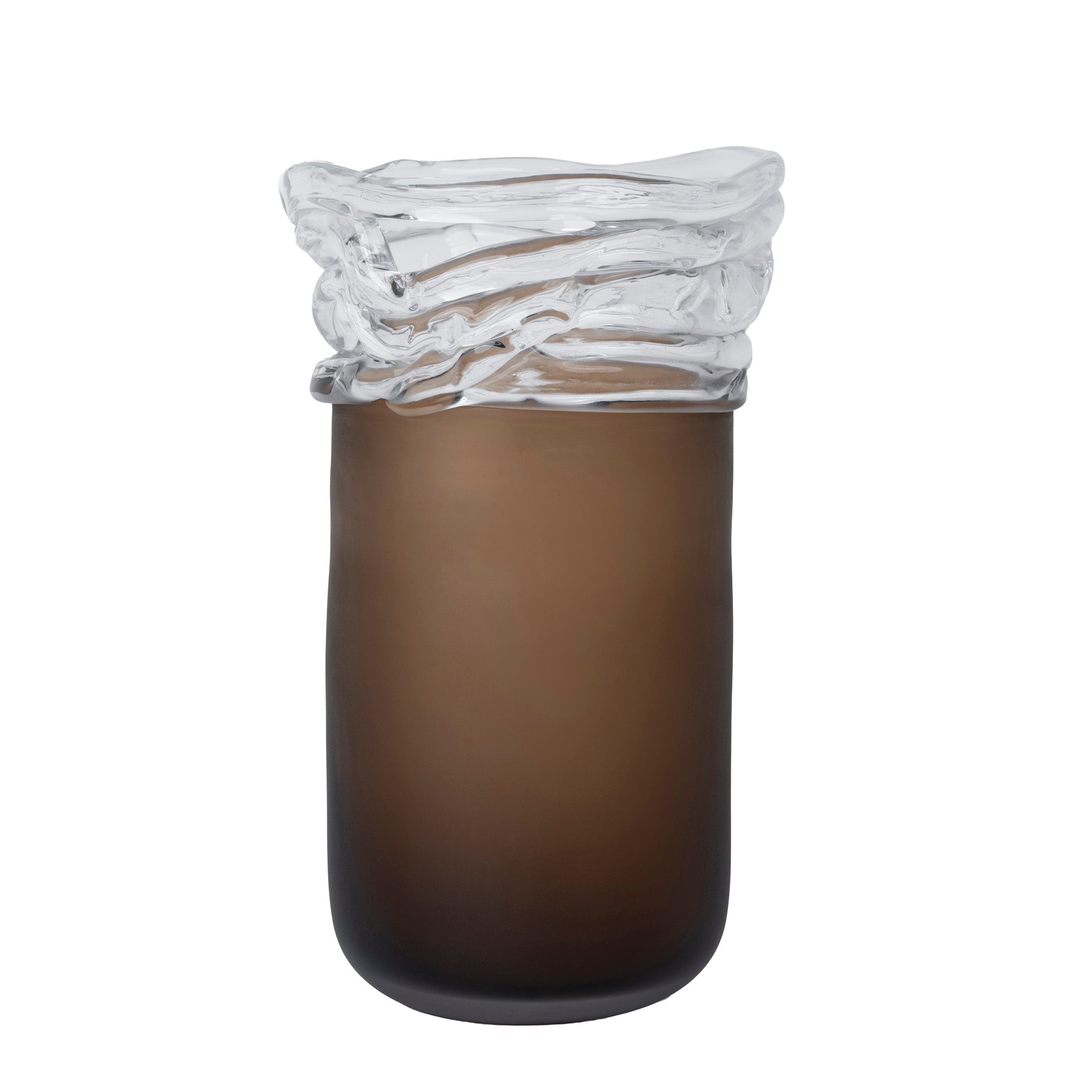 Wave Brown Bottom Vase Homewares Floco-Core