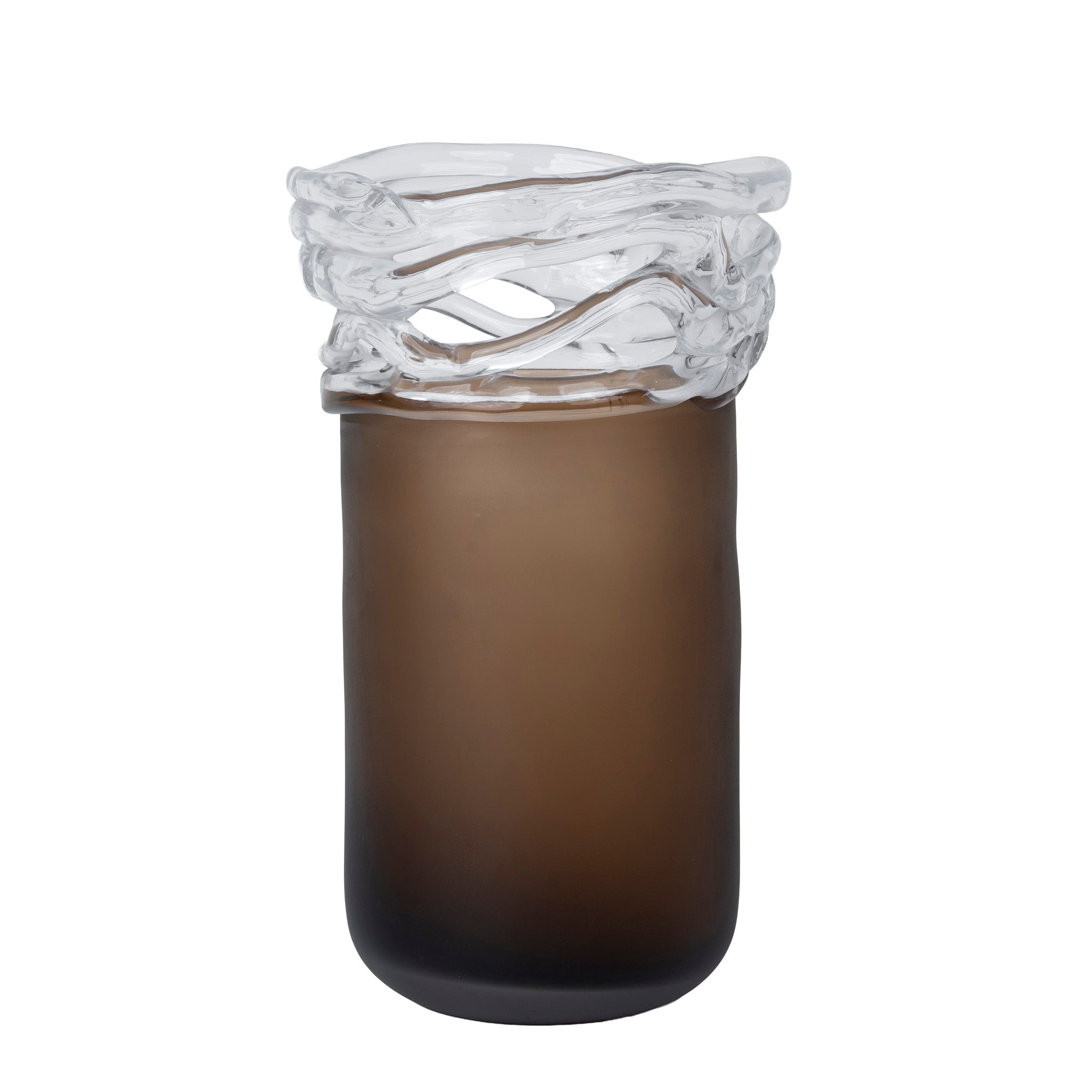 Wave Brown Bottom Vase Homewares Floco-Core