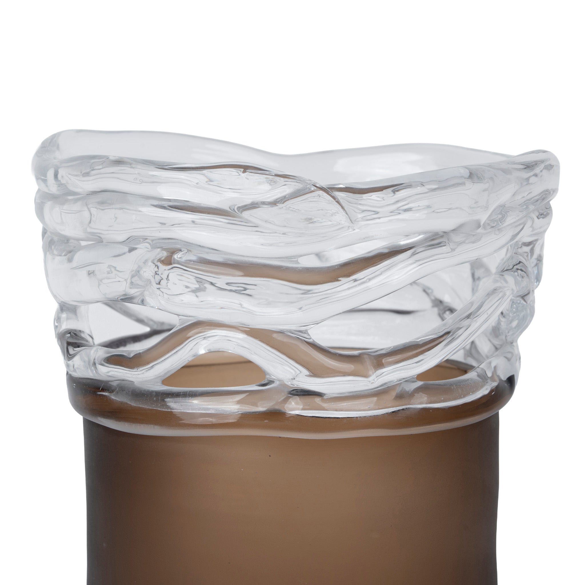 Wave Brown Bottom Vase Homewares Floco-Core