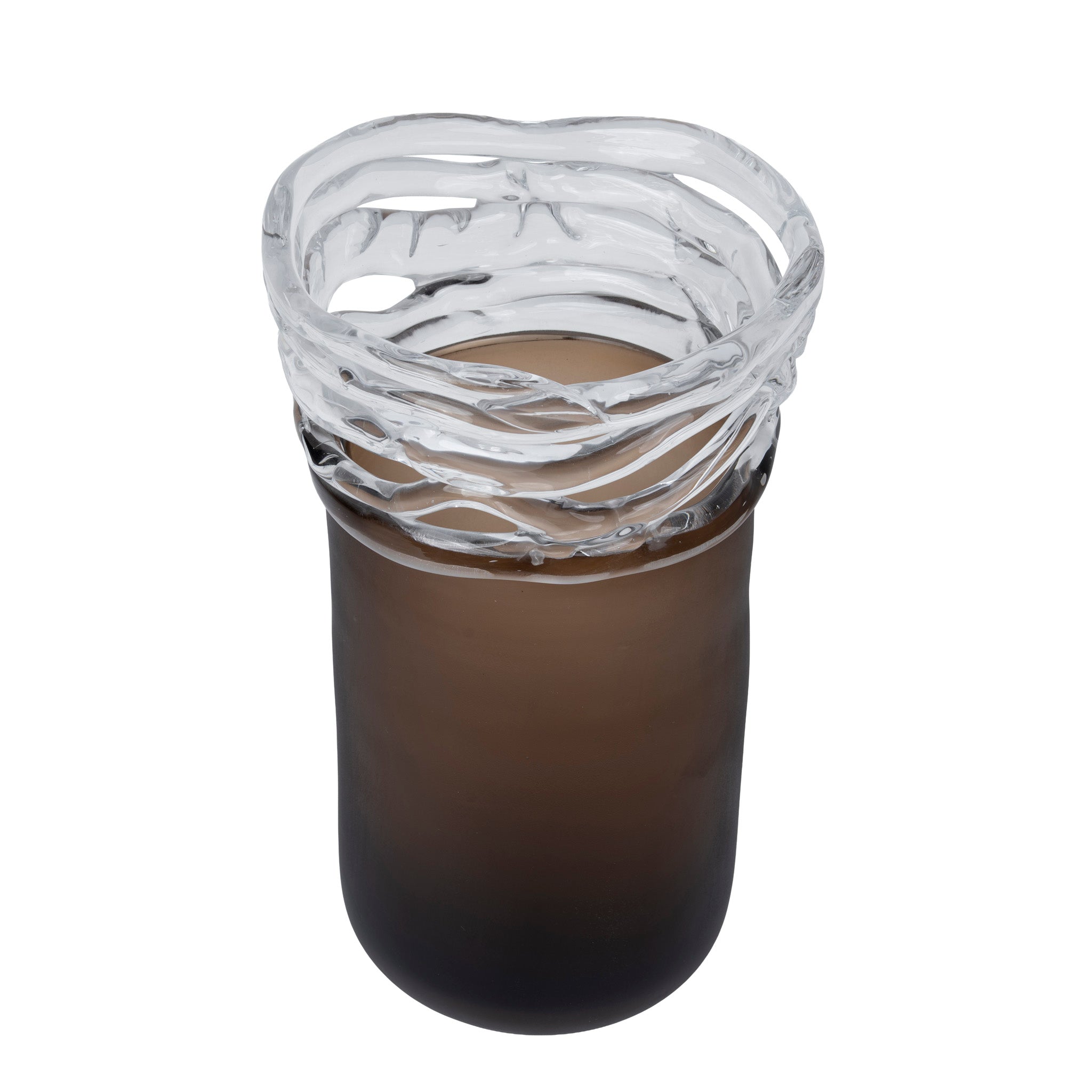 Wave Brown Bottom Vase Homewares Floco-Core