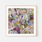 Fields of Wildflowers, By Amber Gittins Wall Art Gioia-Local 50x50cm Framed Poster Black