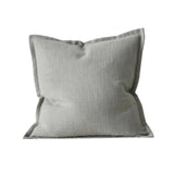 Figlio 50cm Chunky Woven Linen Look Cushion Cushion Weave-Local Figlio Mineral Polyester